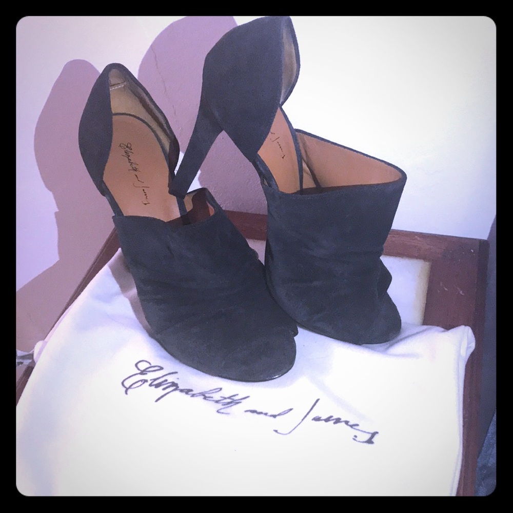 Elizabeth & James peep toe heels